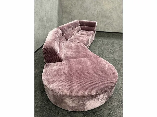 Design loungebank velvet paars - ongebruikt - afbeelding 20 van  20