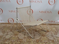 Design loungestoel fritz hansen, design by poul kjaerholm, pk4 - afbeelding 2 van  8