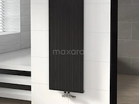 Design radiator 47x120 cm mat zwart uranus - afbeelding 1 van  5
