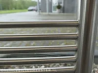 Design radiator sanox, gebogen, rvs-geborsteld - afbeelding 3 van  4