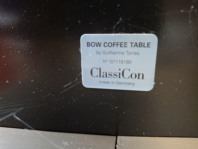 Design salontafel classicon, by guilherme torres, bow coffee table - afbeelding 7 van  8