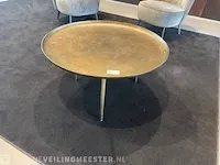 Design salontafel, goud