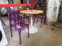 Design set: 1x tafel, 1x kruk, 4x stoel - afbeelding 1 van  6