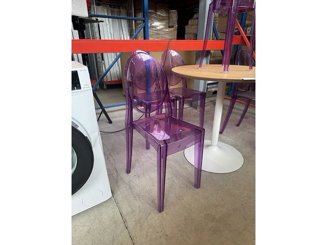 Design set: 1x tafel, 1x kruk, 4x stoel - afbeelding 3 van  6