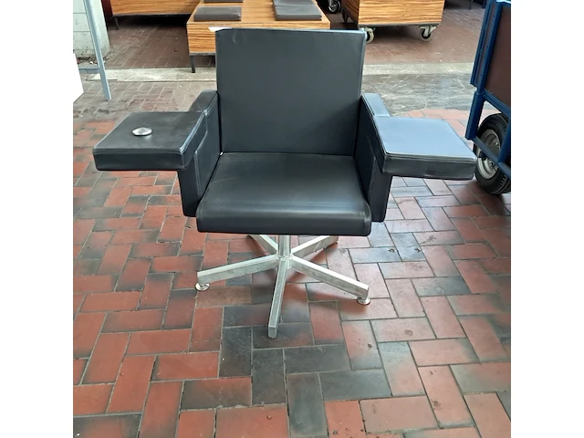 Design stoel, lensvelt, zwart - afbeelding 1 van  4
