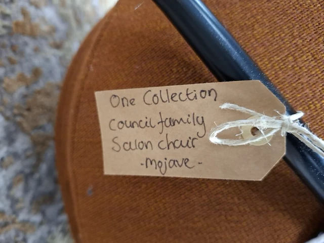 Design stoel, one collection, design salto & sigsgaard, council family salon chair, mojave - afbeelding 8 van  8