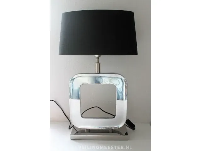 Design tafellamp colmore colmore, zilver / zwart - afbeelding 2 van  5