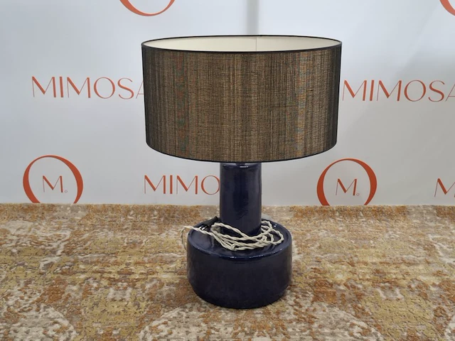 Design tafellamp franka van de ven, kobalt blauw - afbeelding 1 van  7