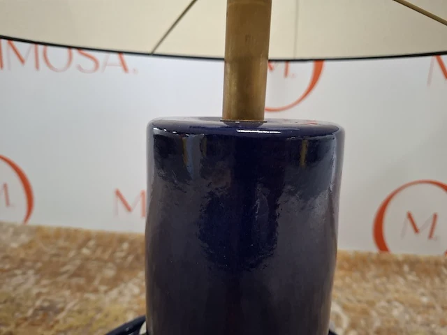 Design tafellamp franka van de ven, kobalt blauw - afbeelding 4 van  7