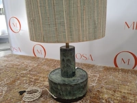 Design tafellamp franka van de ven, licht groen - afbeelding 4 van  8