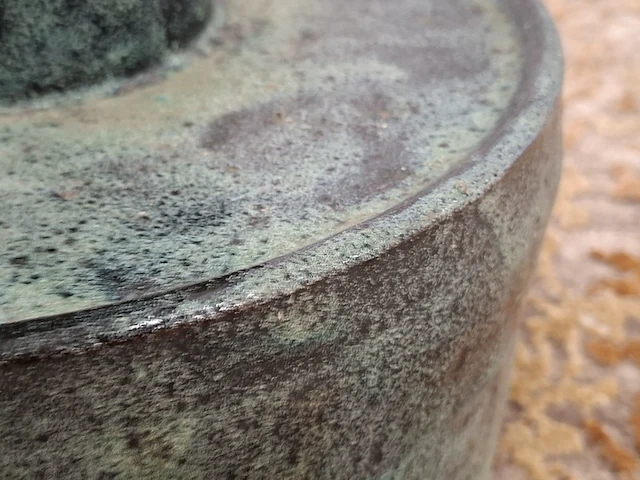 Design tafellamp franka van de ven, licht groen - afbeelding 8 van  8