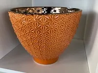 Design vaas des pots, goud/oranje - afbeelding 1 van  3