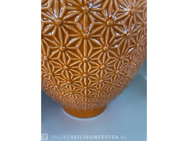 Design vaas des pots, goud/oranje - afbeelding 3 van  3