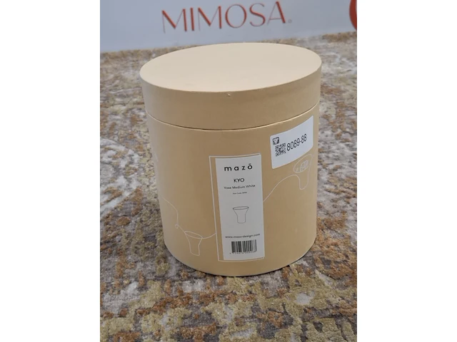 Design vaas mazo, kyo vase medium, white - afbeelding 5 van  6