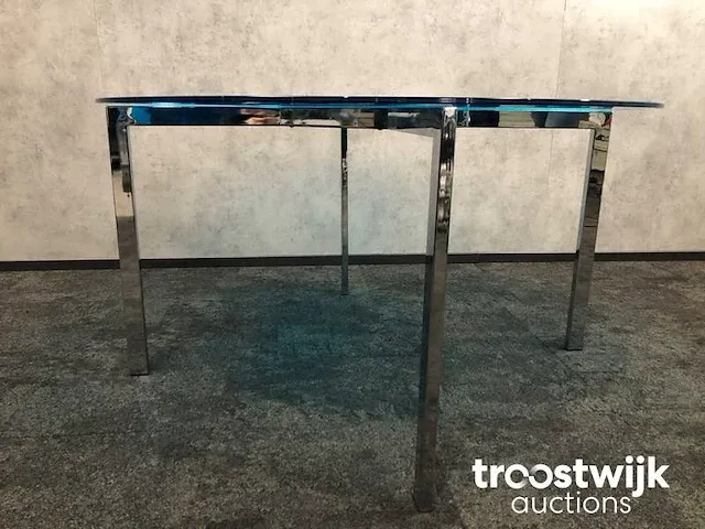 Design vergadertafel - blauw plexiglas - afbeelding 2 van  7
