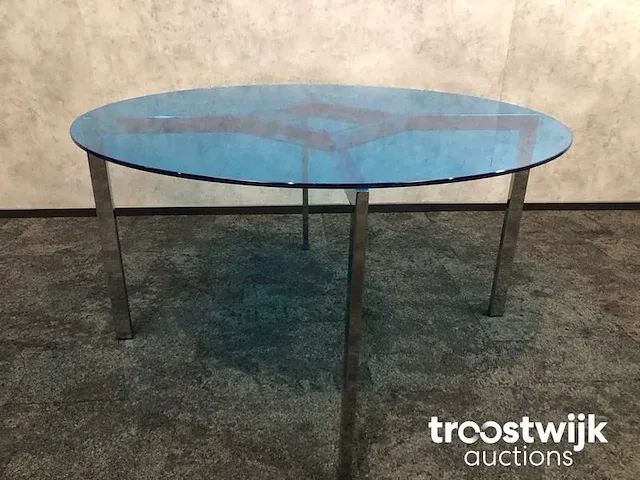 Design vergadertafel - blauw plexiglas - afbeelding 6 van  7
