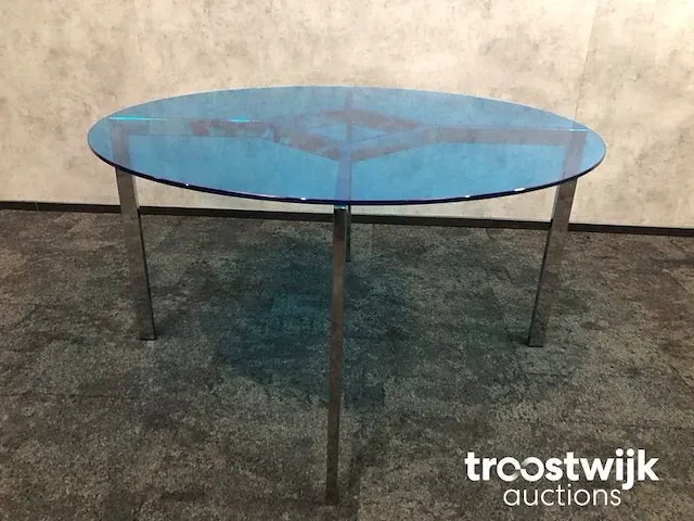 Design vergadertafel - blauw plexiglas - afbeelding 7 van  7