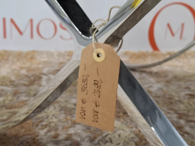 Design voetenstoel knoll studio, ludwig mies van der rohe collection, barcelona stool, zwart - afbeelding 7 van  10