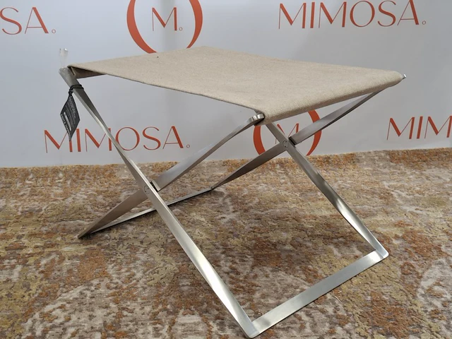 Design vouw krukje fritz hansen , pk91, bouwjaar 2024 - afbeelding 3 van  6