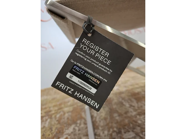 Design vouw krukje fritz hansen , pk91, bouwjaar 2024 - afbeelding 5 van  6