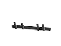 Design wandkapstok hay, beam, zwart