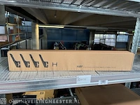 Design wandkapstok hay, beam, zwart - afbeelding 2 van  2