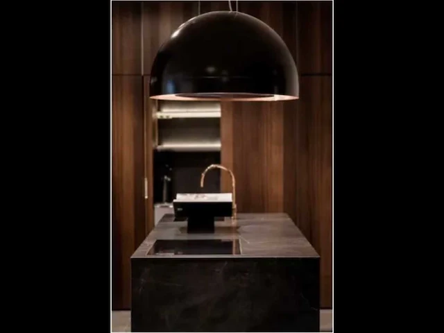 Design wave 2176.86 hanglamp diameter 80 cm met afstandsbediening mat zwart - afbeelding 1 van  10