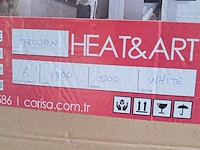 Designradiator, carissa, trojan, matwit - afbeelding 3 van  3