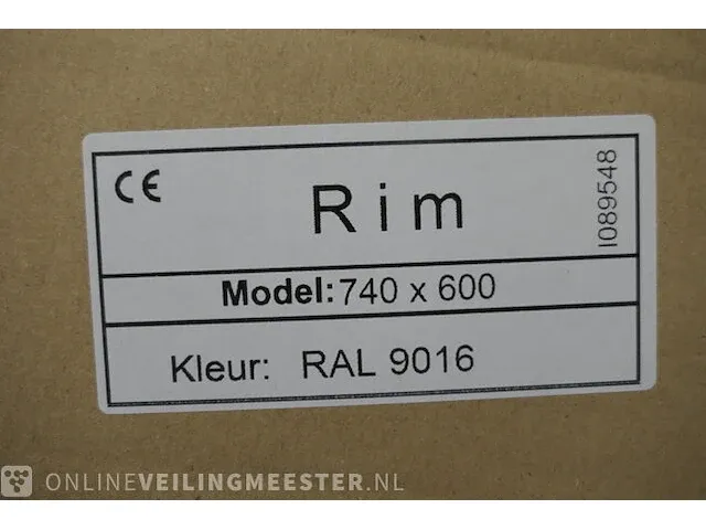Designradiator instamat, rim, ral 9016 - afbeelding 4 van  5