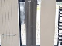 Designradiator, sapho, matgrijs (metallic) - afbeelding 1 van  4