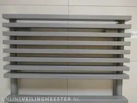 Designradiator vasco, carré, mat grijs - afbeelding 3 van  6
