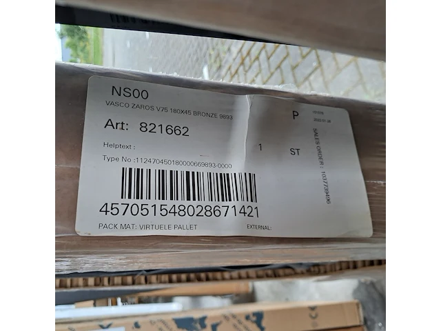 Designradiator, vasco, zaros - v75, bronze 9893 - afbeelding 3 van  3