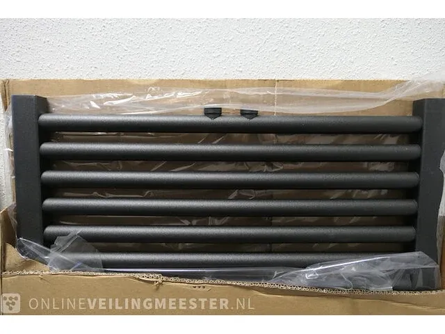 Designradiator wiesbaden, elara, antraciet - afbeelding 2 van  3