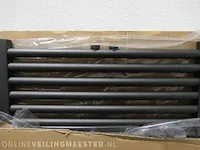 Designradiator wiesbaden, elara, antraciet - afbeelding 2 van  3