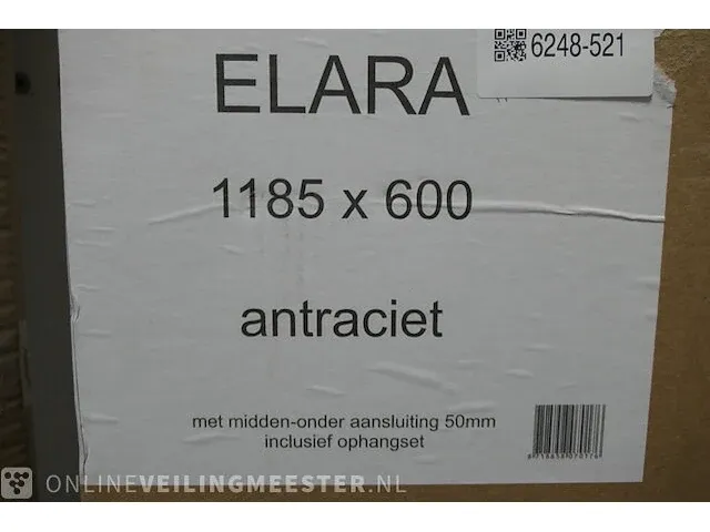 Designradiator wiesbaden, elara, antraciet - afbeelding 3 van  3