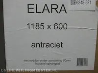 Designradiator wiesbaden, elara, antraciet - afbeelding 3 van  3