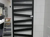 Designradiator zehnder, ribbon, mat zwart - afbeelding 1 van  5