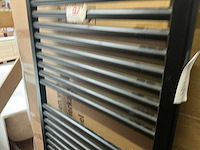 Designradiator zwart 180x60cm - afbeelding 3 van  4