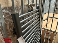 Designradiator zwart 45x120cm - afbeelding 2 van  5