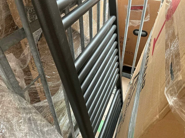 Designradiator zwart 45x120cm - afbeelding 3 van  5