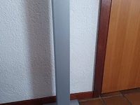 Desinfectie paal voor zeep of desinfecterende handgel voetbediening aluminium aantal 1 stuks. - afbeelding 1 van  7