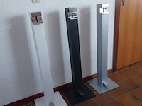 Desinfectie paal voor zeep of desinfecterende handgel voetbediening aluminium aantal 1 stuks. - afbeelding 7 van  7