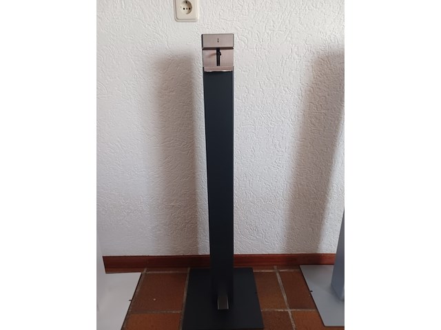 Desinfectie paal voor zeep of desinfecterende handgel voetbediening antraciet aantal 1 stuks. - afbeelding 2 van  7