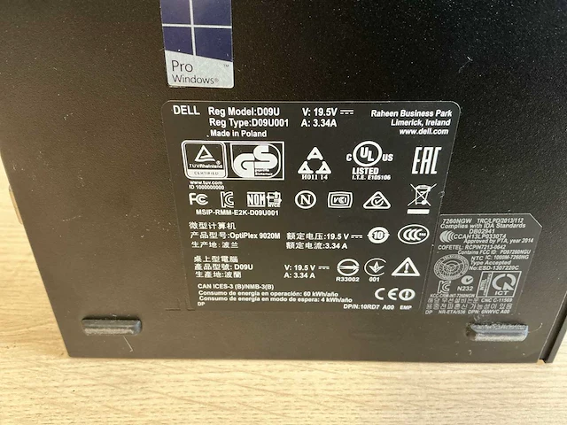 Desktop - dell inc. - optiplex 9020m - afbeelding 4 van  5