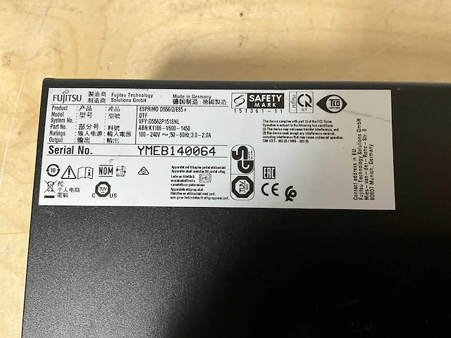 Desktop - fujitsu - esprimo d556/2/e85+ - i5-7400 - afbeelding 3 van  4