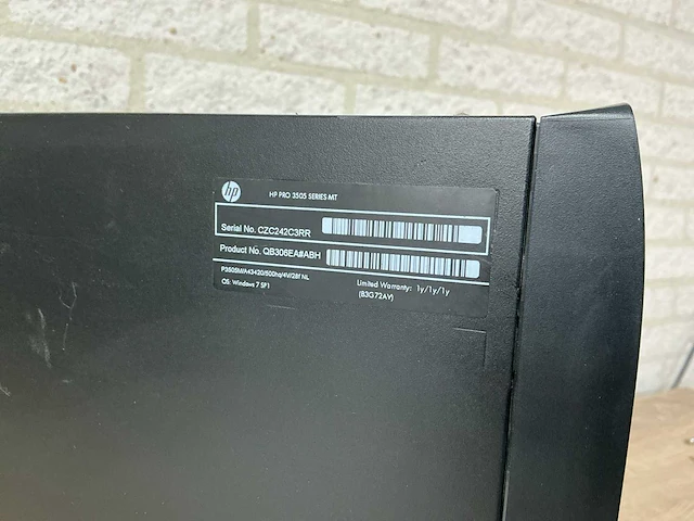 Desktop - hewlett-packard - hp pro 3505 series - afbeelding 3 van  4