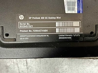 Desktop - hp - hp prodesk 400 g5 desktop mini - afbeelding 3 van  6