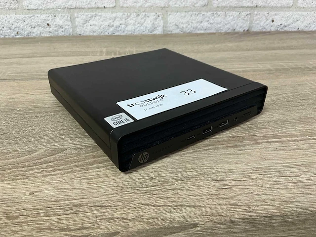 Desktop - hp - hp prodesk 400 g6 desktop mini pc - afbeelding 1 van  3