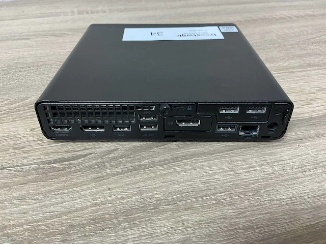 Desktop - hp - hp prodesk 400 g6 desktop mini pc - afbeelding 2 van  3