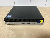 Desktop - hp - prodesk 400 g3 mini - i3-7100t - afbeelding 2 van  3